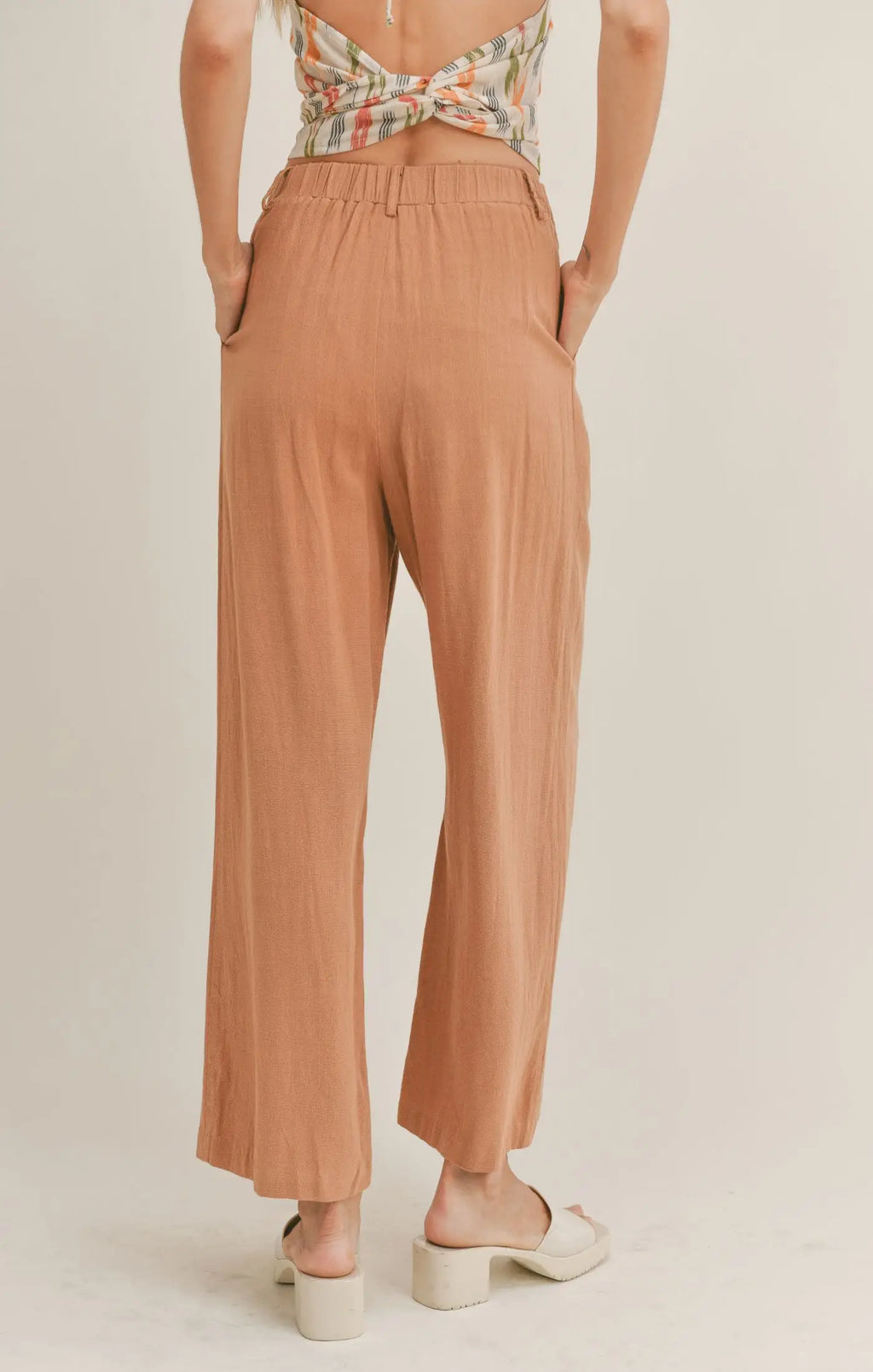 Sadie & Sage Out West Linen Pant