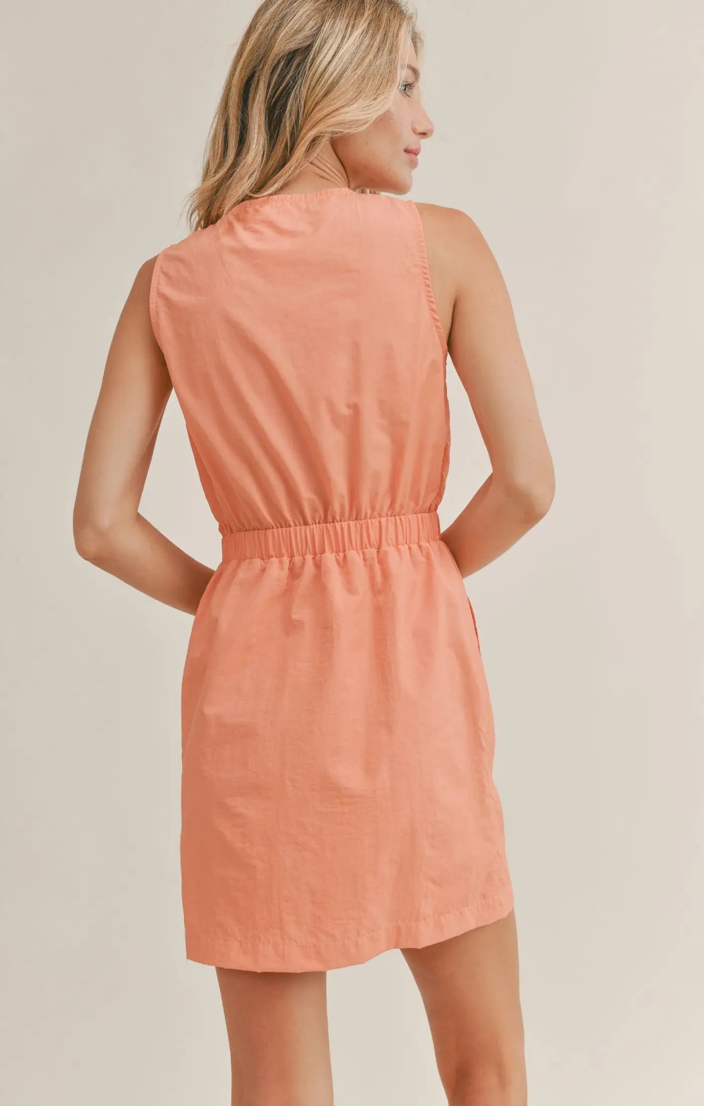 Sadie & Sage Good Energy Nylon Mini Dress