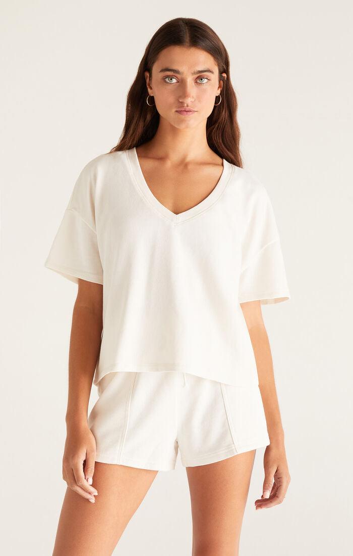 Z Supply V-Neck Terry Tee