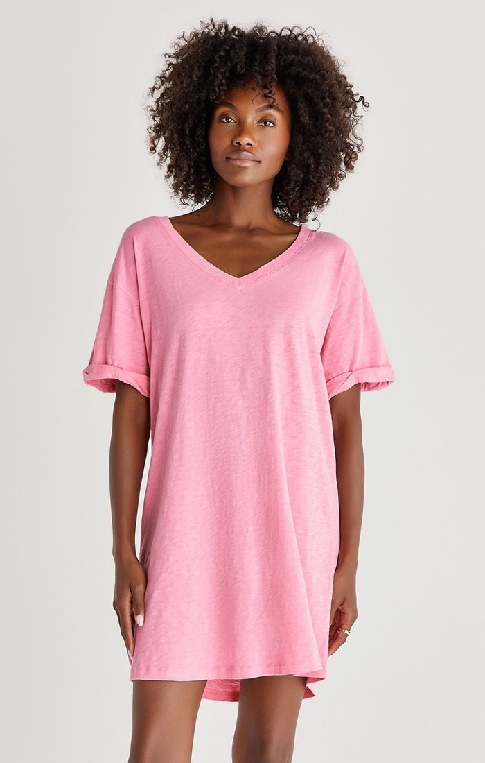 Z Supply V-Neck T-Shirt Dress