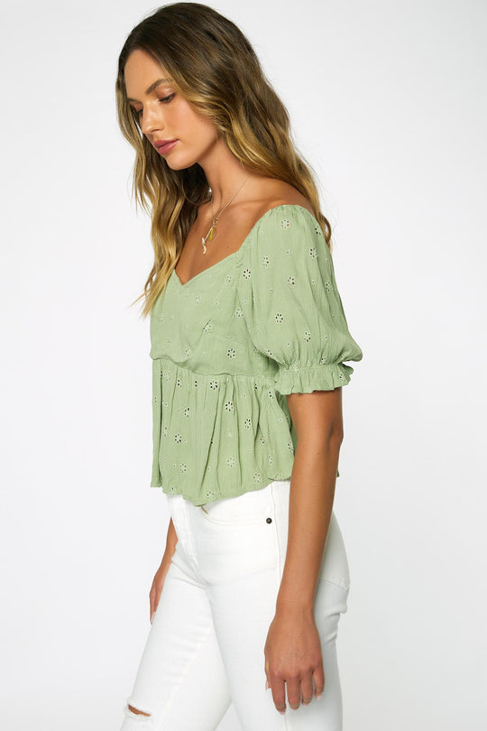 O'Neill Isabel Eyelet Top