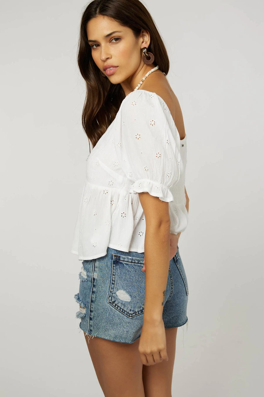 O'Neill Isabel Eyelet Top