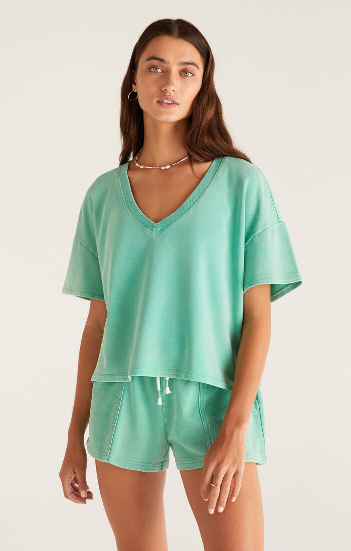 Z Supply V-Neck Terry Tee