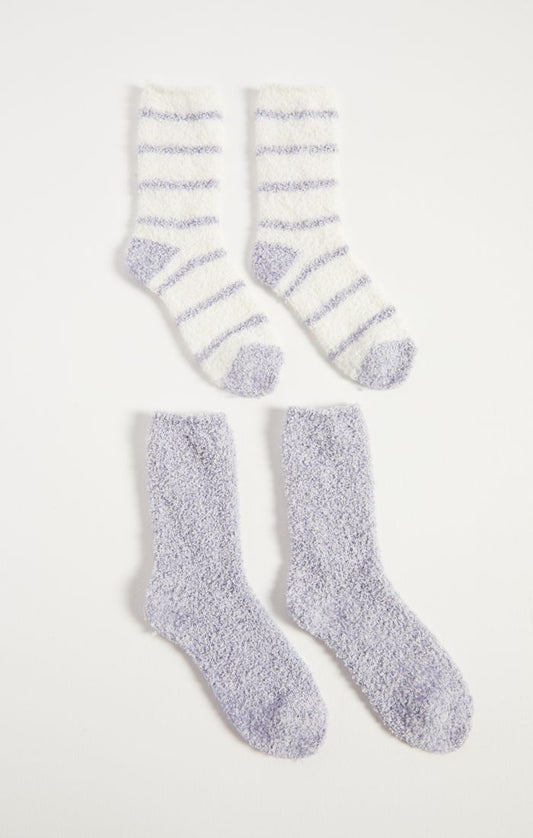Z Supply 2-Pack Plush Stripe Socks