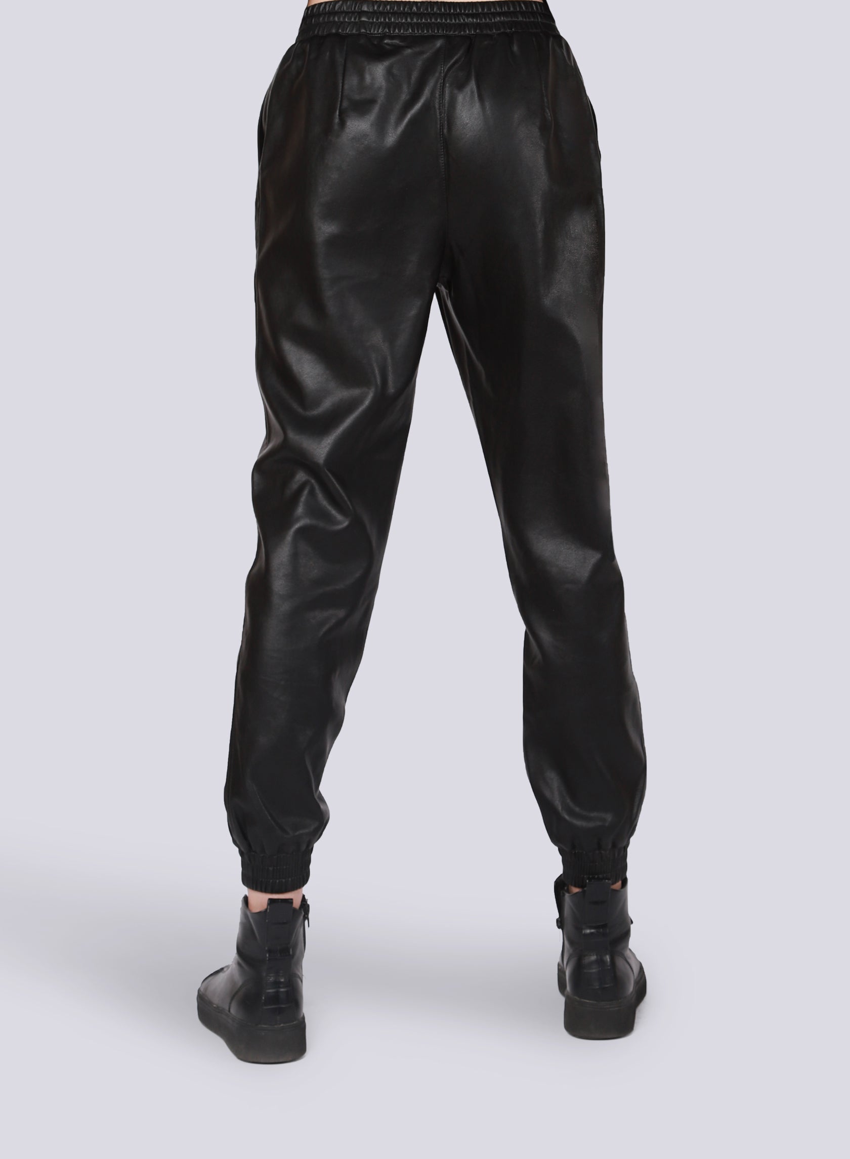 Dex Riley High Rise PU Jogger