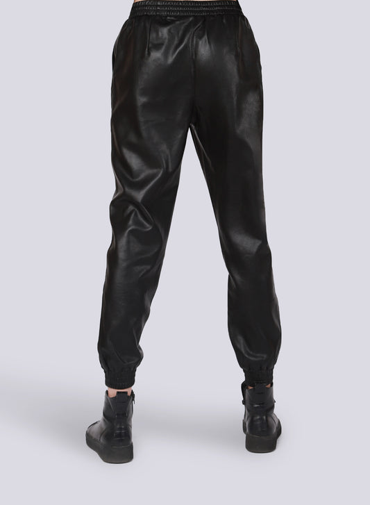 Dex Riley High Rise PU Jogger