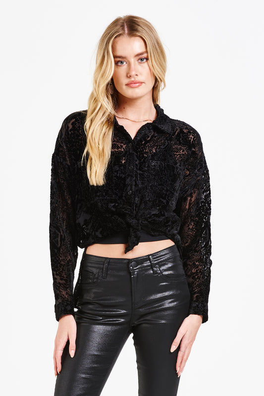 Dear John Arianna Front Tie Top