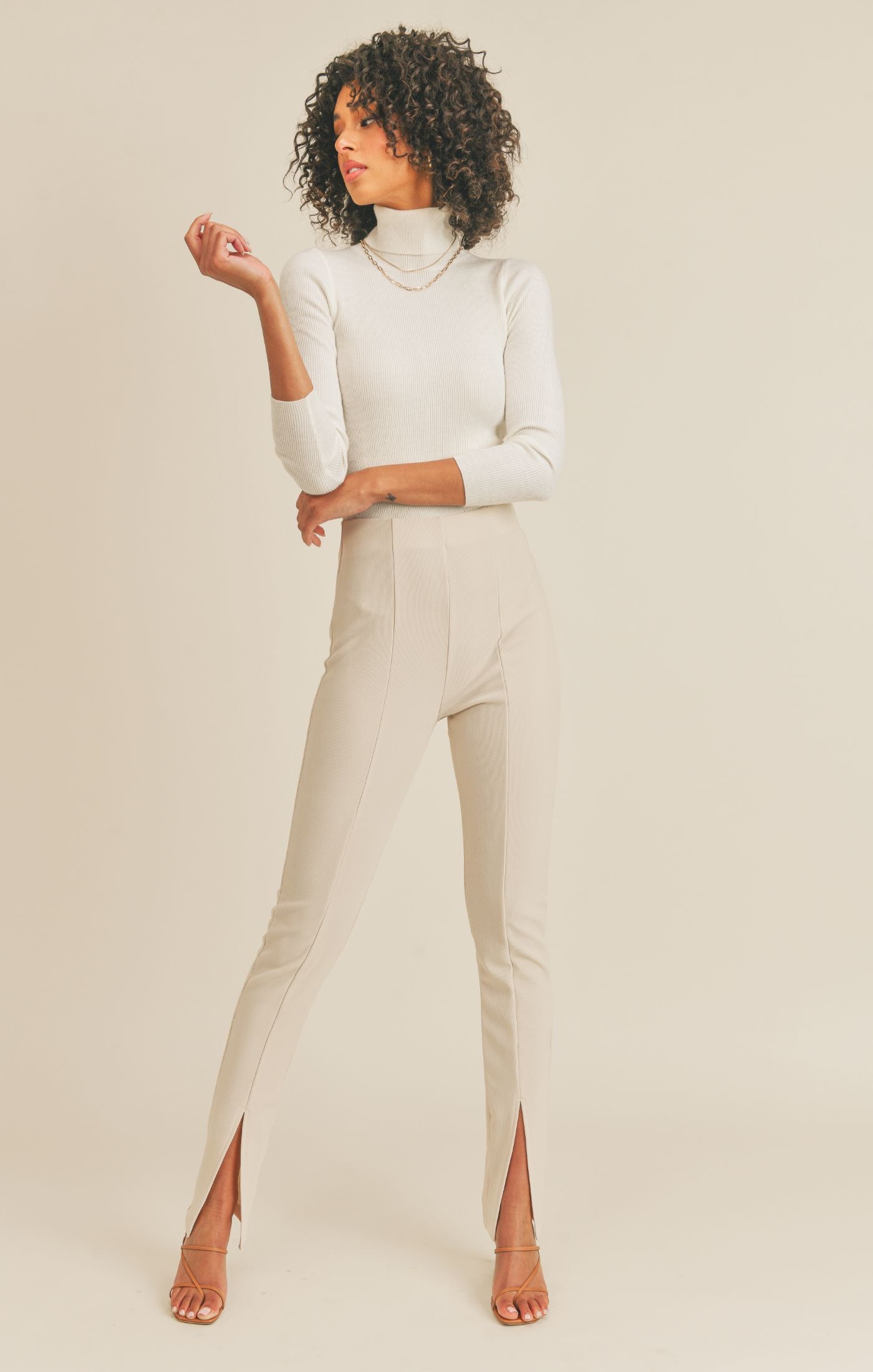 Sage the Label Roundabout Front Slit Pant