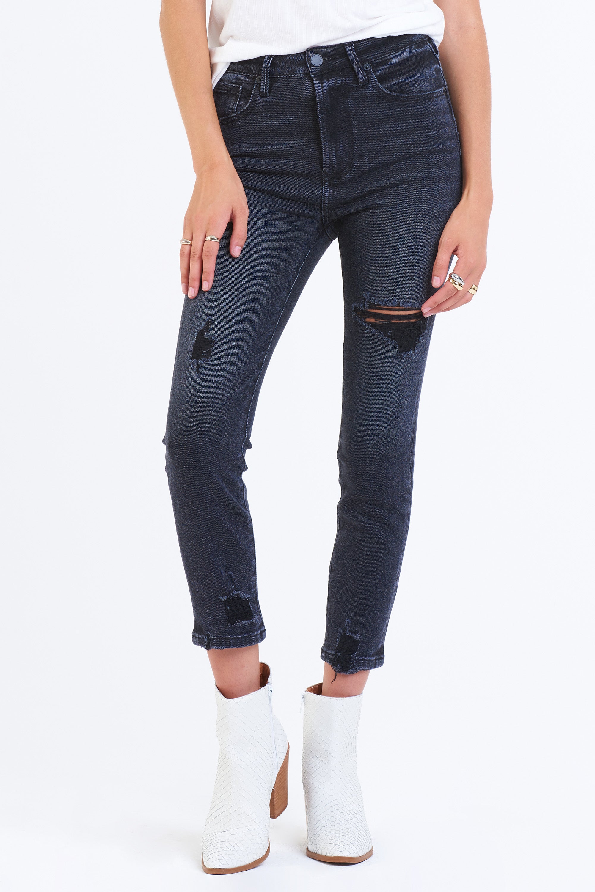 Dear John Stella Rossmoor Slim Super High Rise Crop
