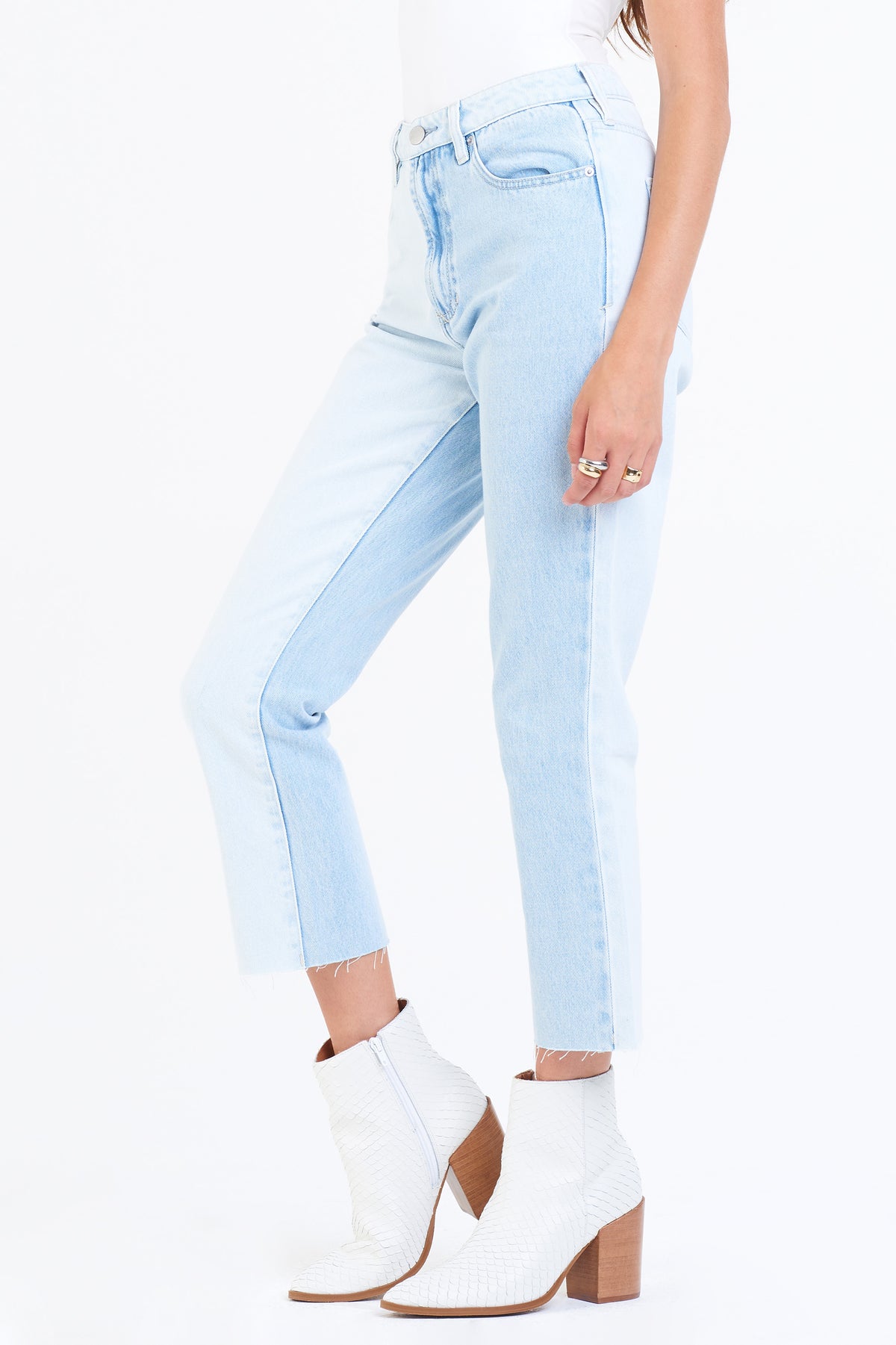 Dear John Frankie Crescent Super High Rise Crop