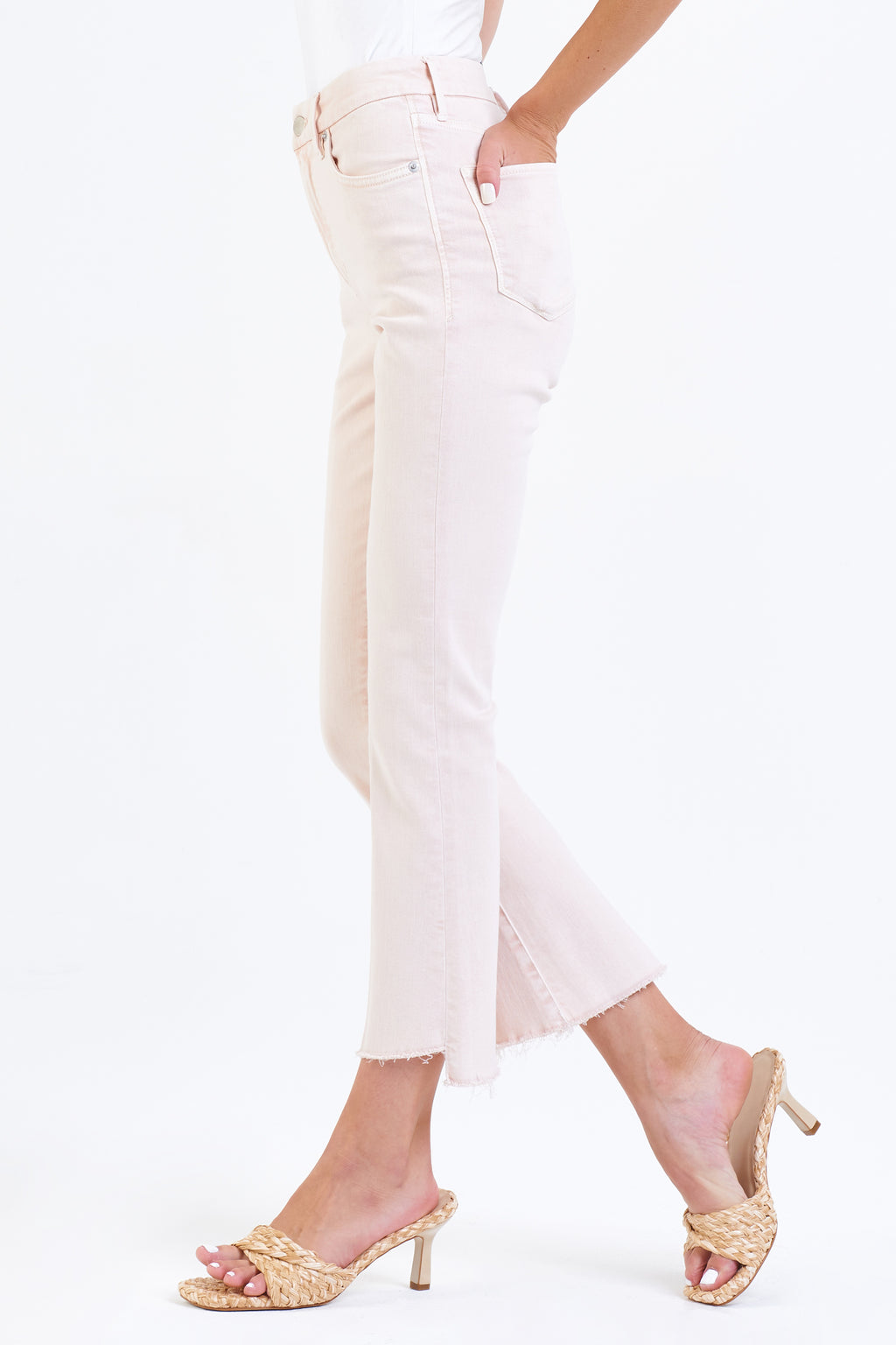Dear John Jeanne Heavenly Pink High Rise Crop